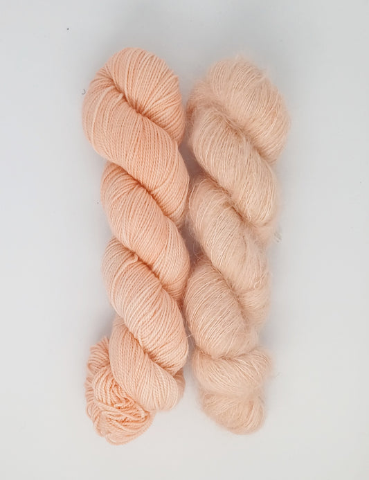The Pastel Edit "Peach Blossom" on Twisty Sock