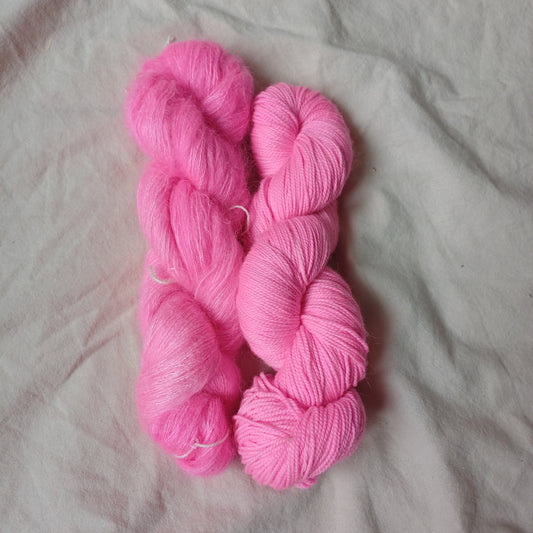 The Neon Edit "Bright Pink" in Silk Mohair