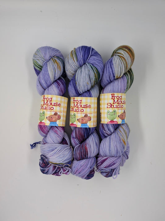 "Snow Dye #2" Essential Sock