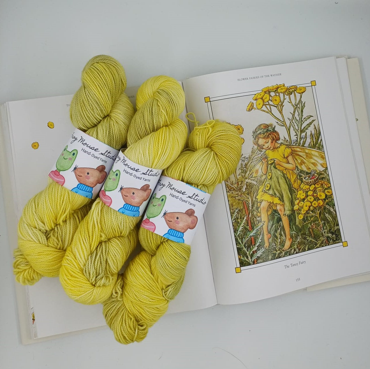 "The Tansy Fairy" on Frog Mouse Twisty Sock