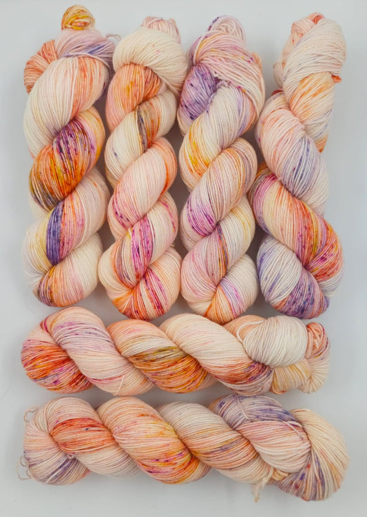 "Tulip Field" on Essential Sock - Bulbs & Blossoms